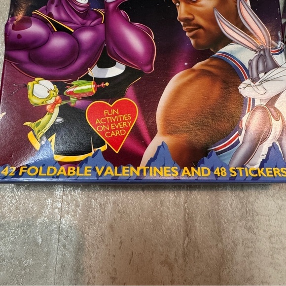 Space Jam Band-Aids and Valentines kit Michael Jordan Looney Tunes Vintage 1996 - Picture 3 of 11